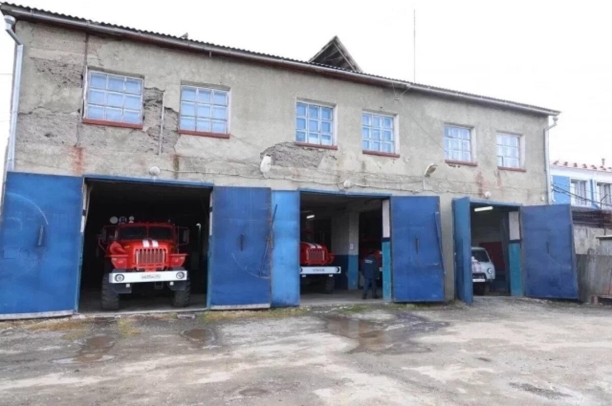    На Алтае построят новую пожарную часть
