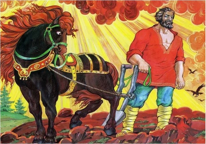 Микула Селянинович - воин-землепашец