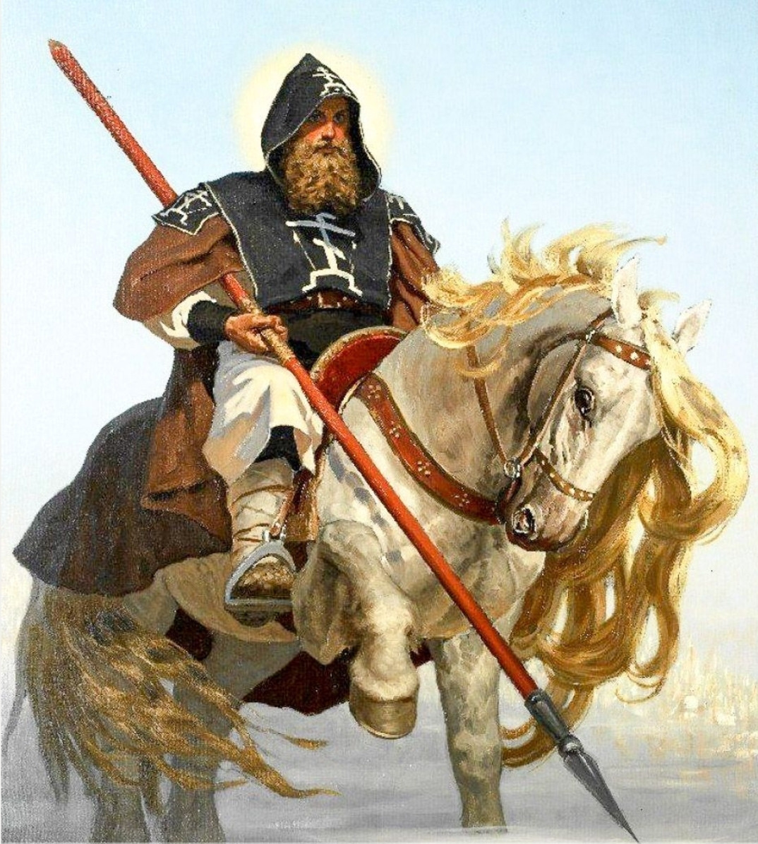 Герой Куликовской битвы Александр Пересвет 