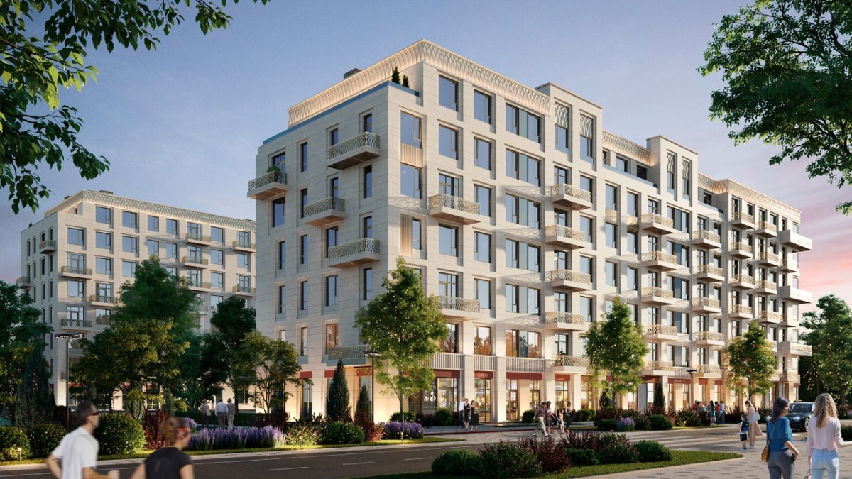    Корпус бизнес-класса ЖК «Гранатовый». Фото: Effect development