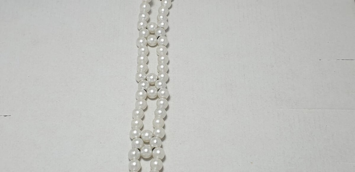 Цепочка из бисера из звездочек