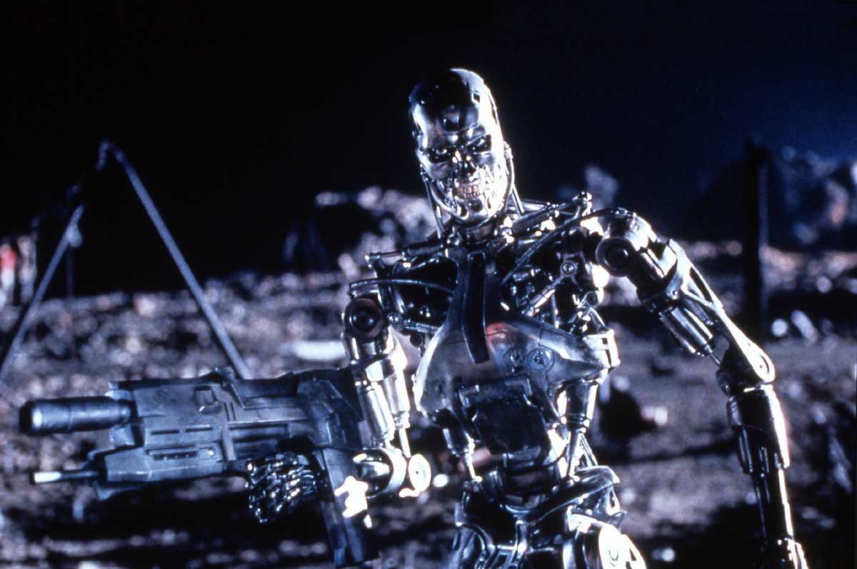 Кадр из фильма "Терминатор" (1984)