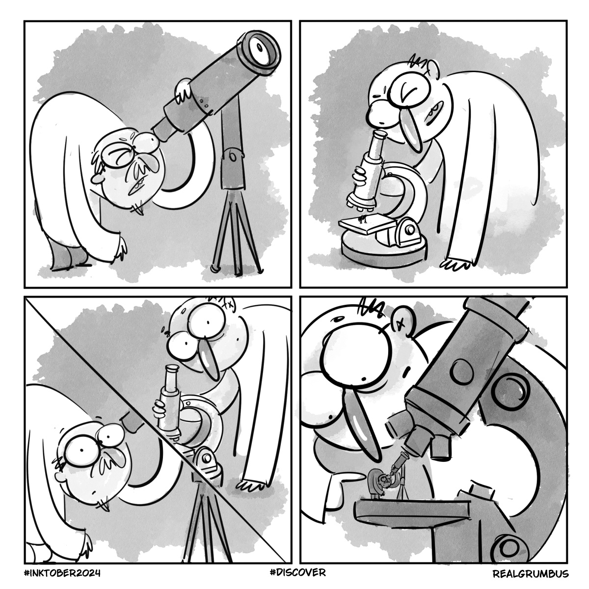 Если долго высматриваться во что-нибудь, что-нибудь начинает всматриваться в тебя. Тема Discover (открытие)