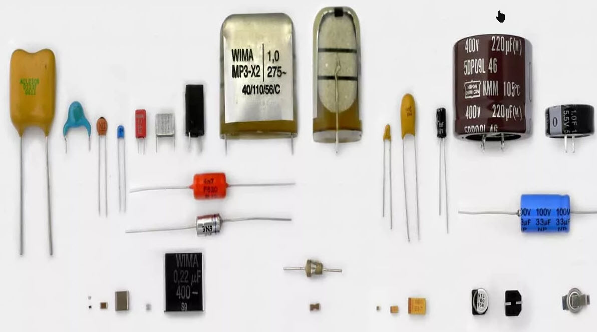 Разные виды конденсаторов