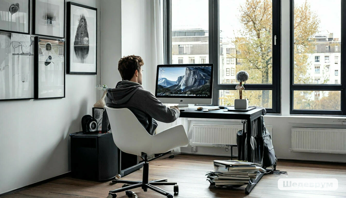 Как видит “закон и ИИ” нейросеть Яндекса. Источник: shedevrum.ai 