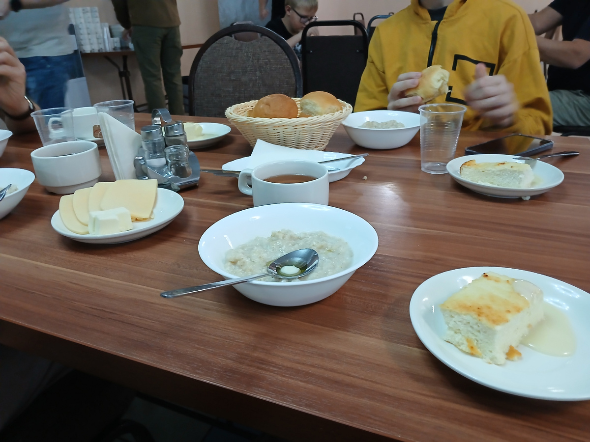Завтрак в гостинице