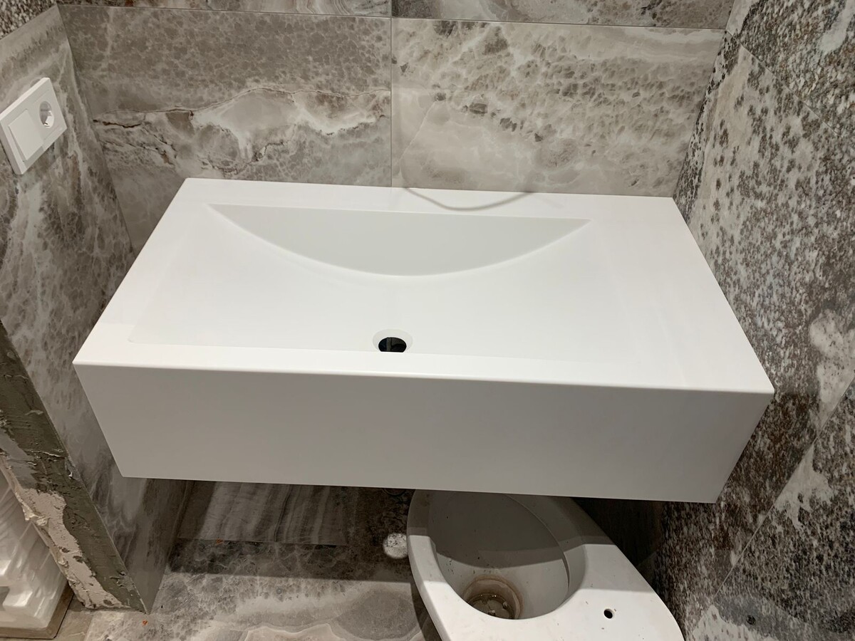 раковина для ванной акриловый камень