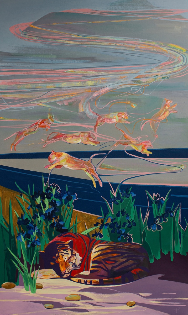 «Сон в тени цветущих ирисов» 
