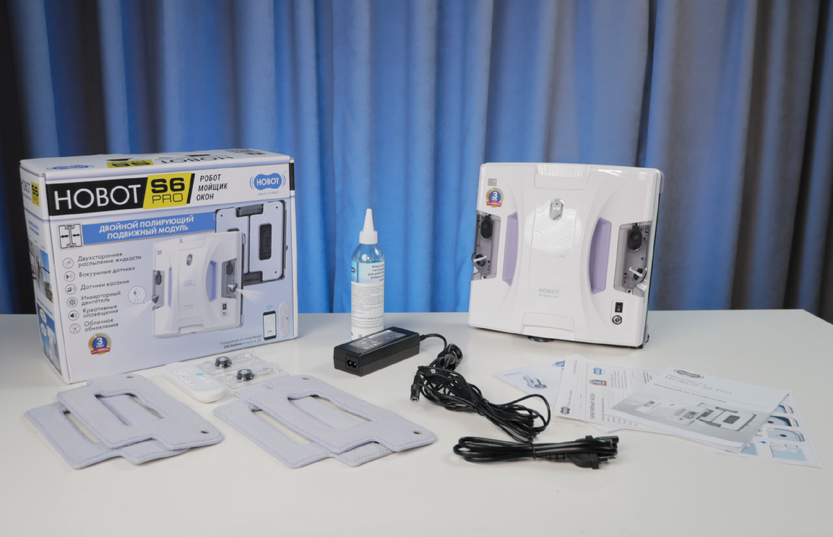 Комплектация Hobot S6 Pro 