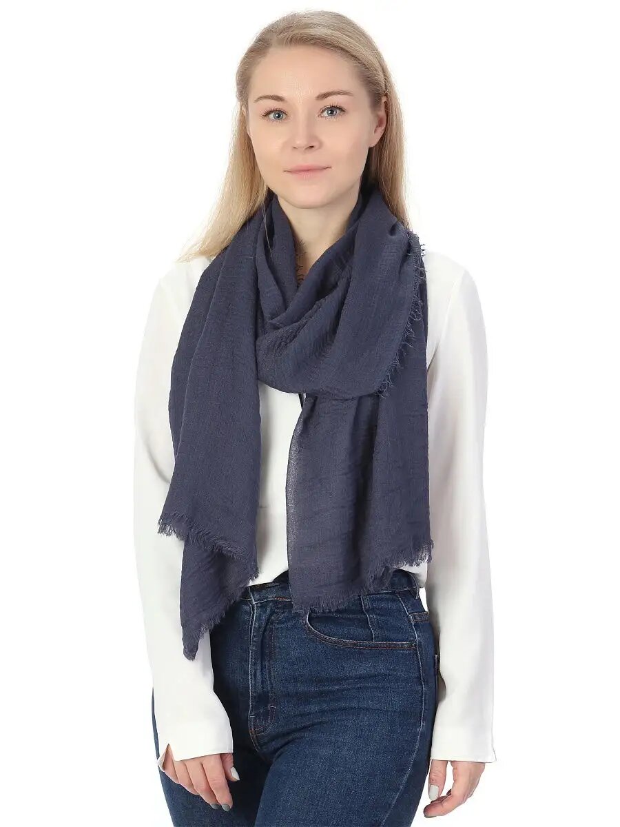 Женский синий палантин: стильный и универсальный аксессуар на каждый день