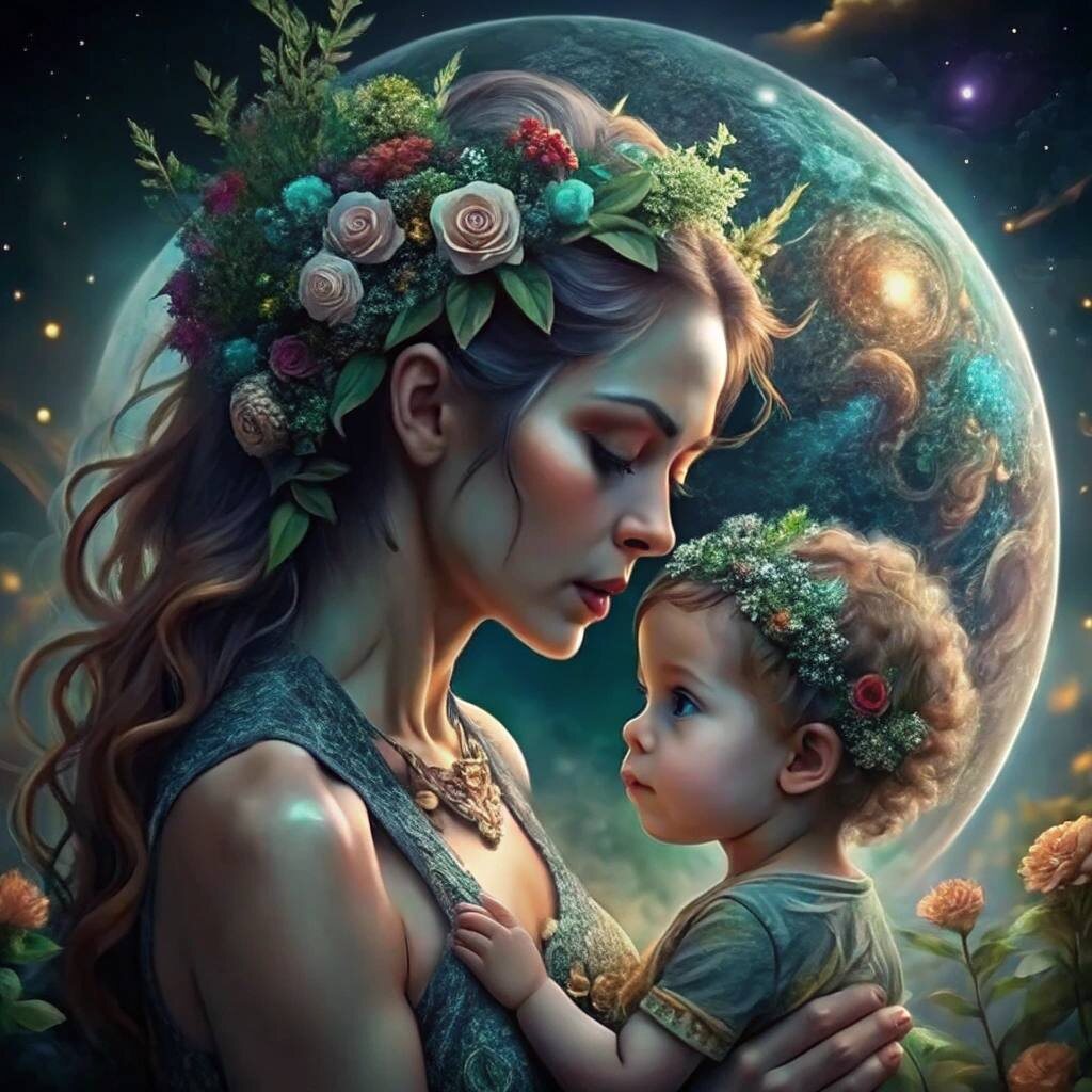 Природа - мама. Папа - космос 🪐 Добавьте описание
