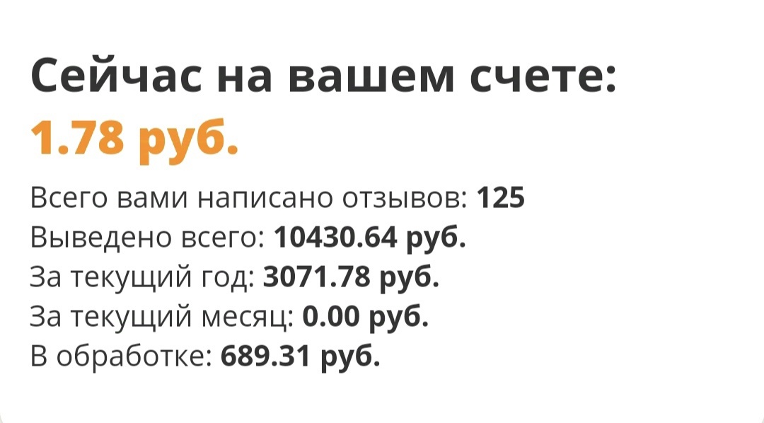 Вывела сегодня за два месяца