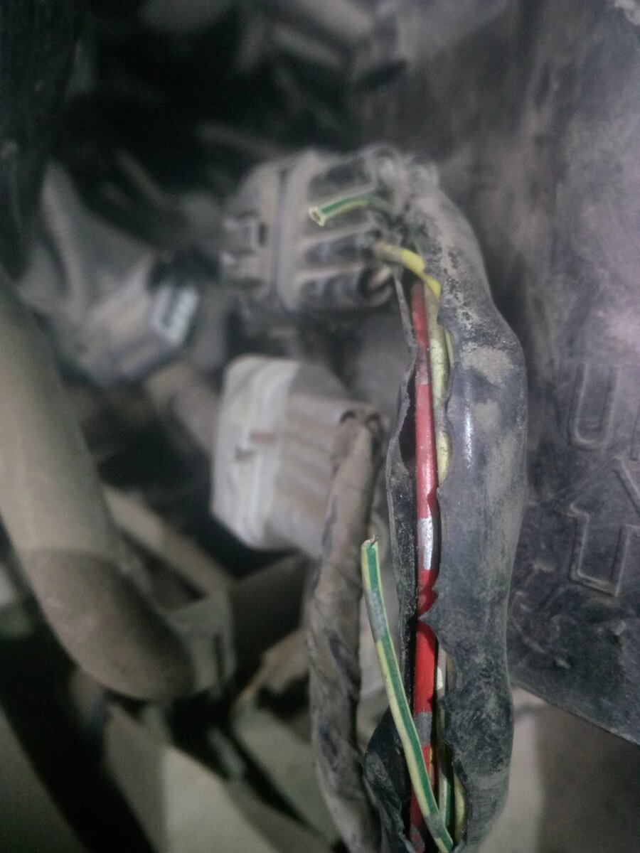 Оборванный провод управления главным реле