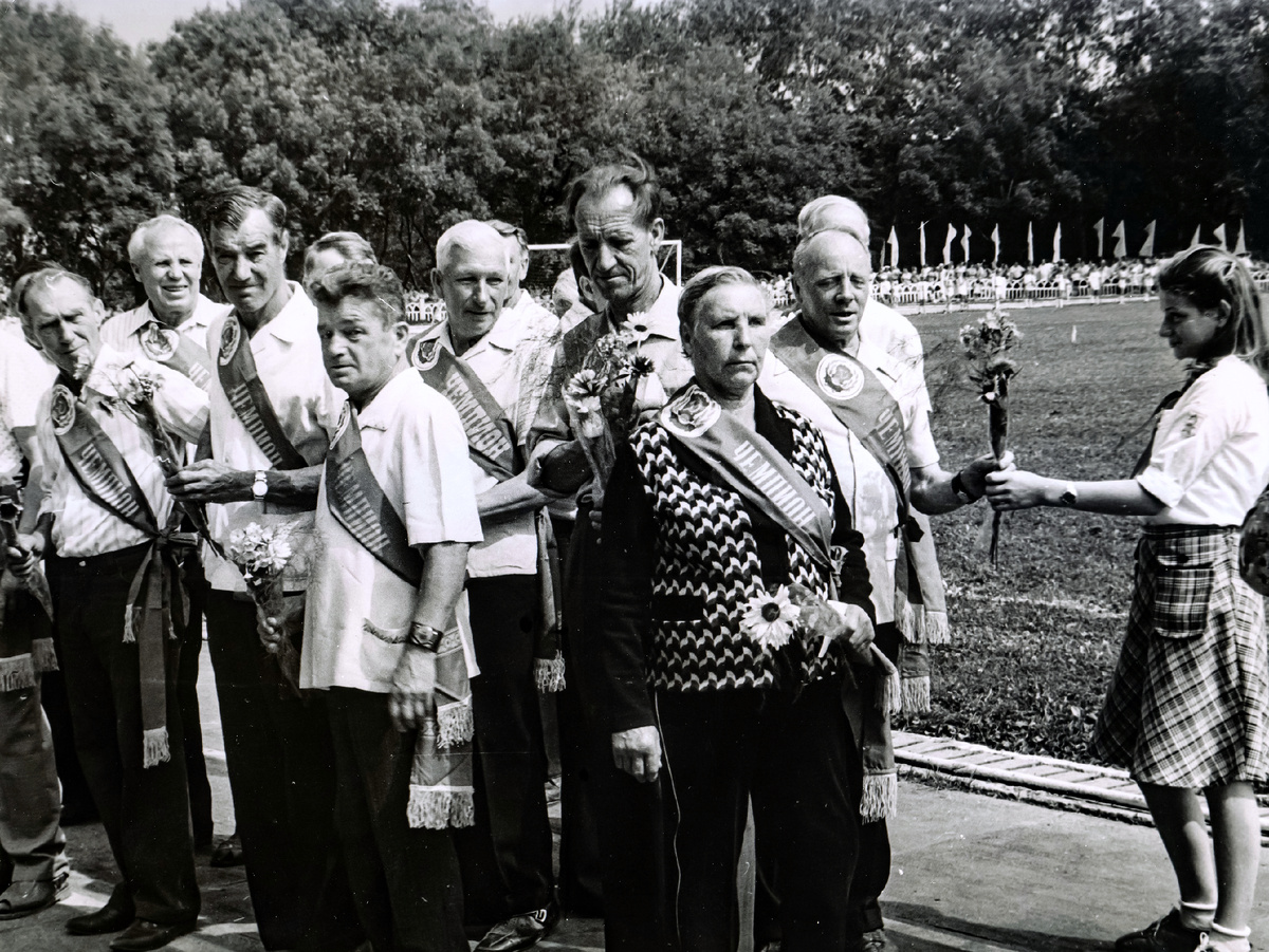 1981 год. Чемпионы п. Косая Гора в различных видах спорта, ветераны спорта п. Косая Гора.