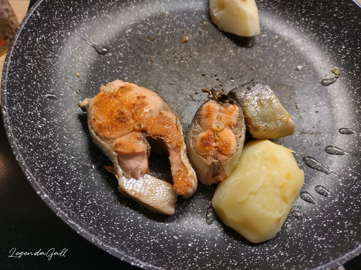 Это уже остатки на ужин.