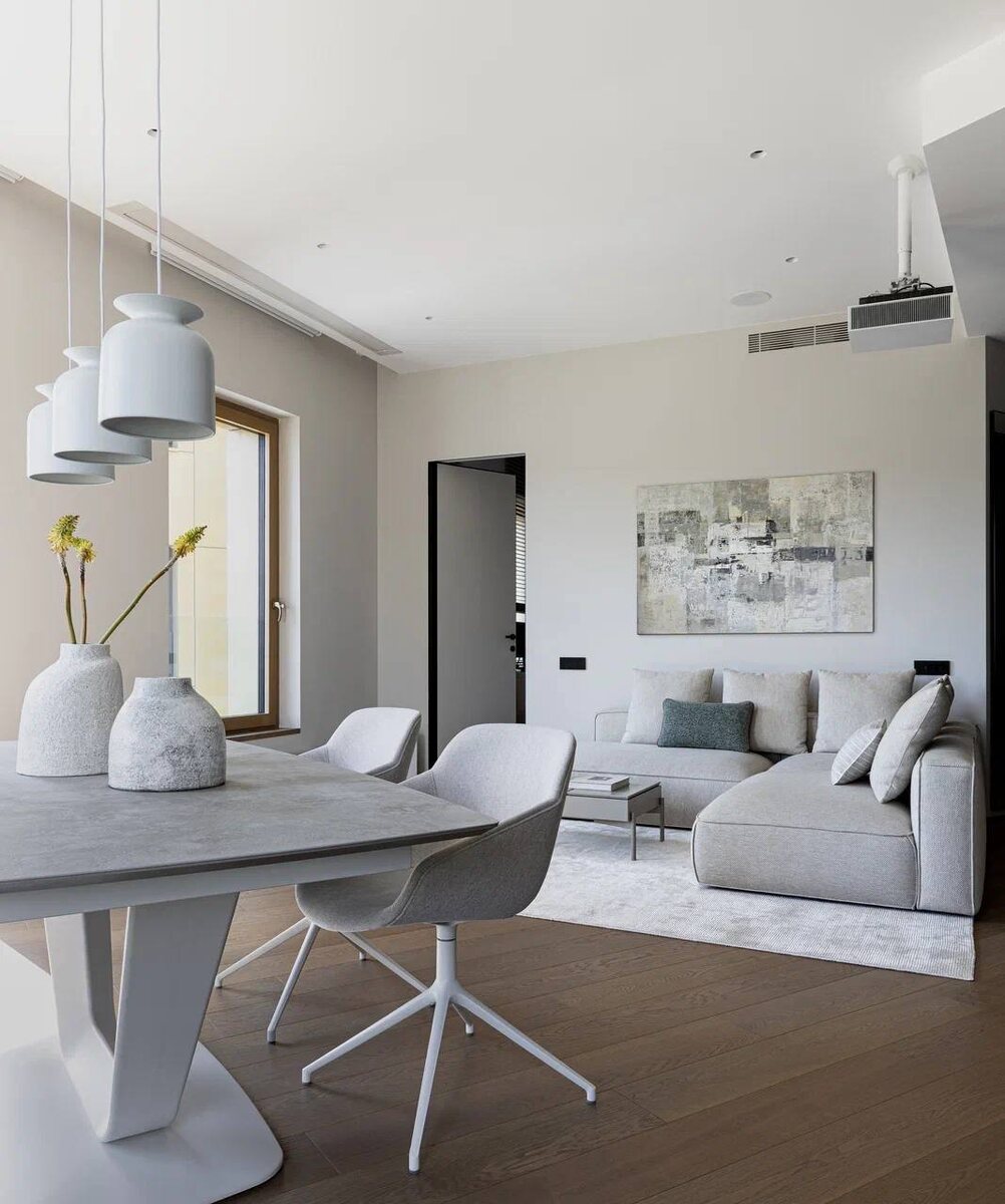 Реализованный проект ANGA PROJECT со скрытыми дверьми UNION 