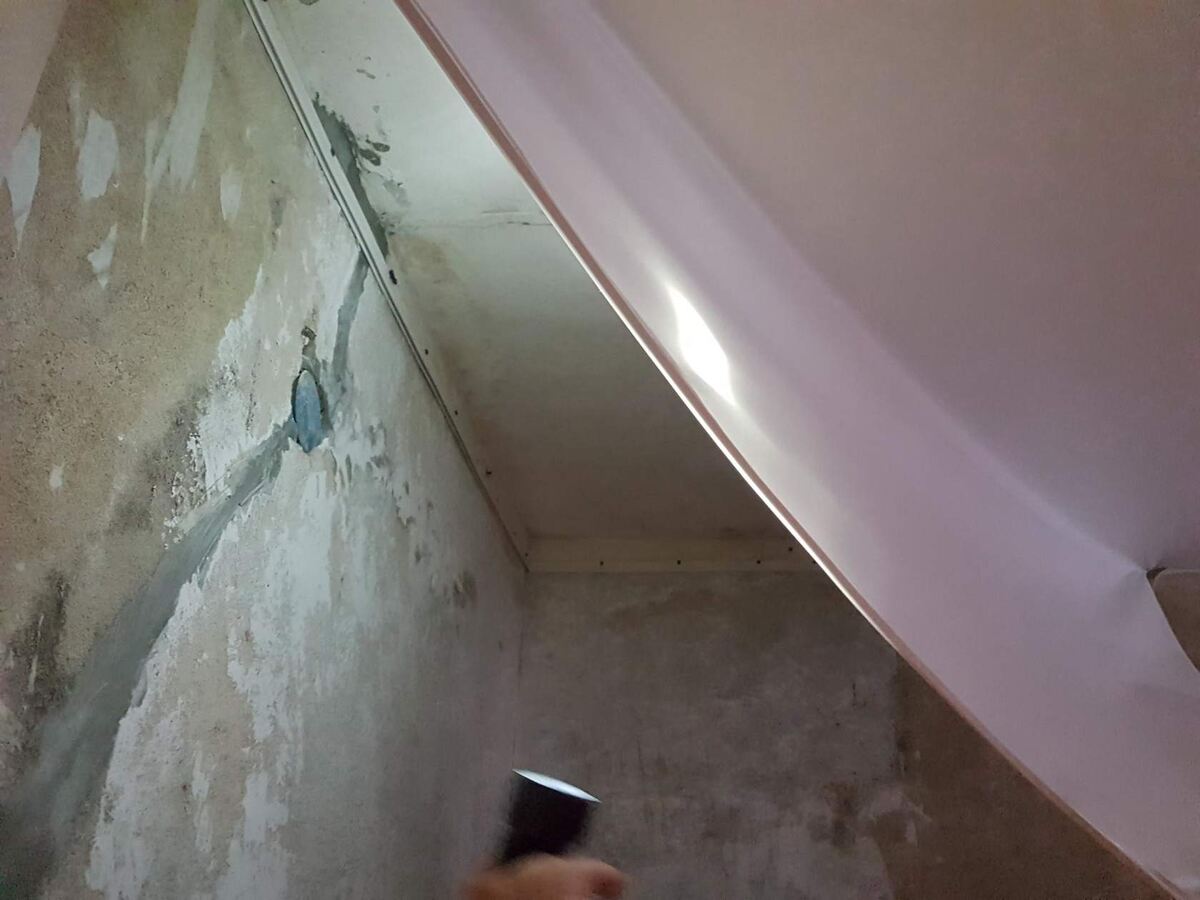 Вызываем потолочников для демонтожа с последующей установкой