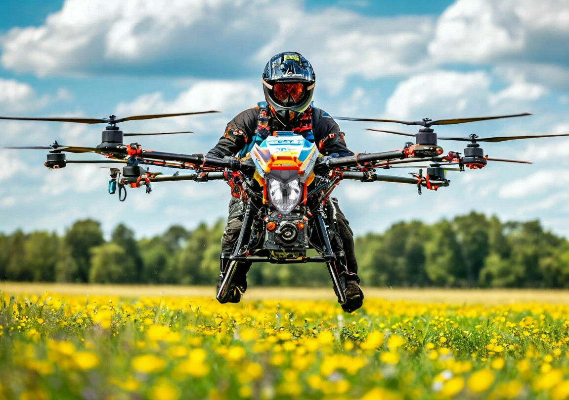 Концепт квадрокоптера "Бигфут" для садоводов и фермеров 