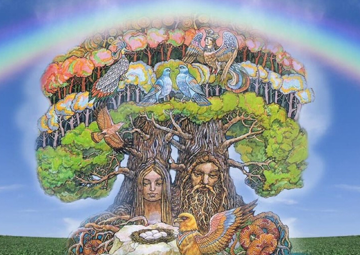 Мария Симакова - "Древо жизни". Изображение из открытого источника.