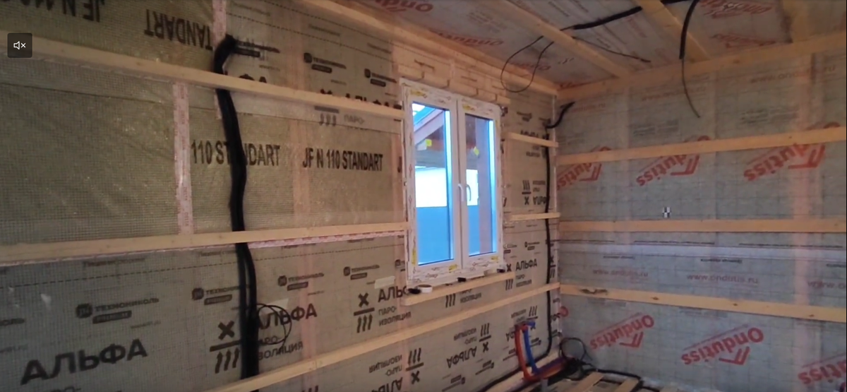 Пароизоляция дома, фото из Интернета