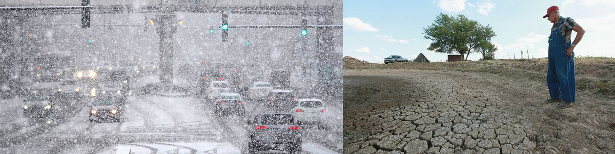 Морозы и засуха в США