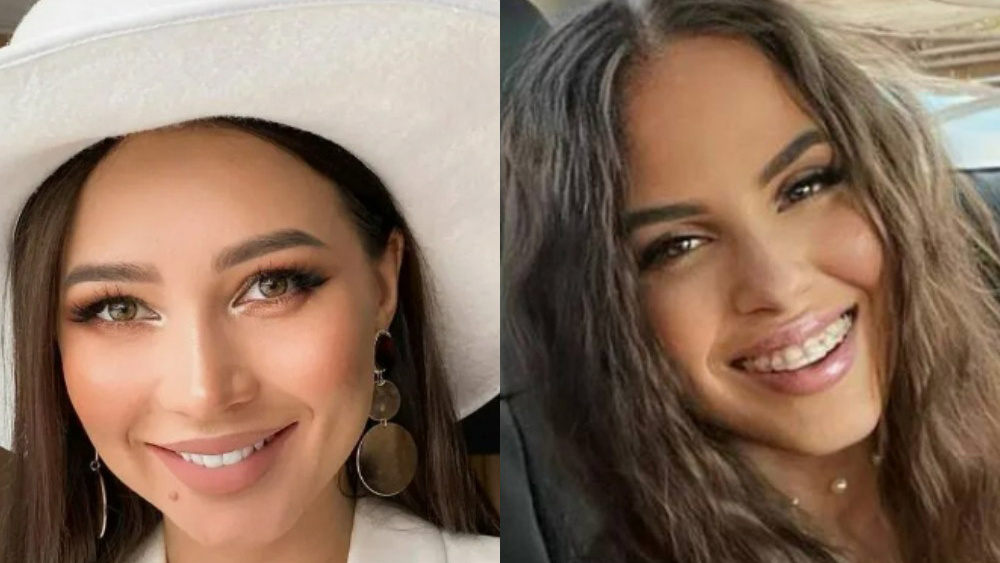 Блогер Лерчек и жена Натана Анастасия Швецова. Фото: соцсети Валерии Чекалиной, соцсети Натана