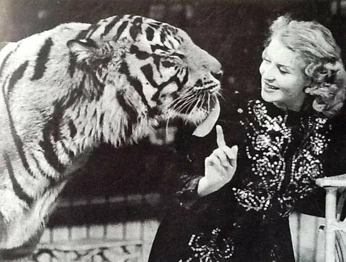 Маргарита Назарова и Пурш стали самым ярким цирковым тандемом в 1950-хх годах 