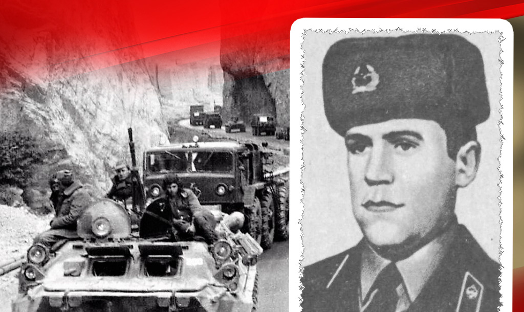 Колонна идёт по ущелью Саланг / Шевченко Михаил Иванович