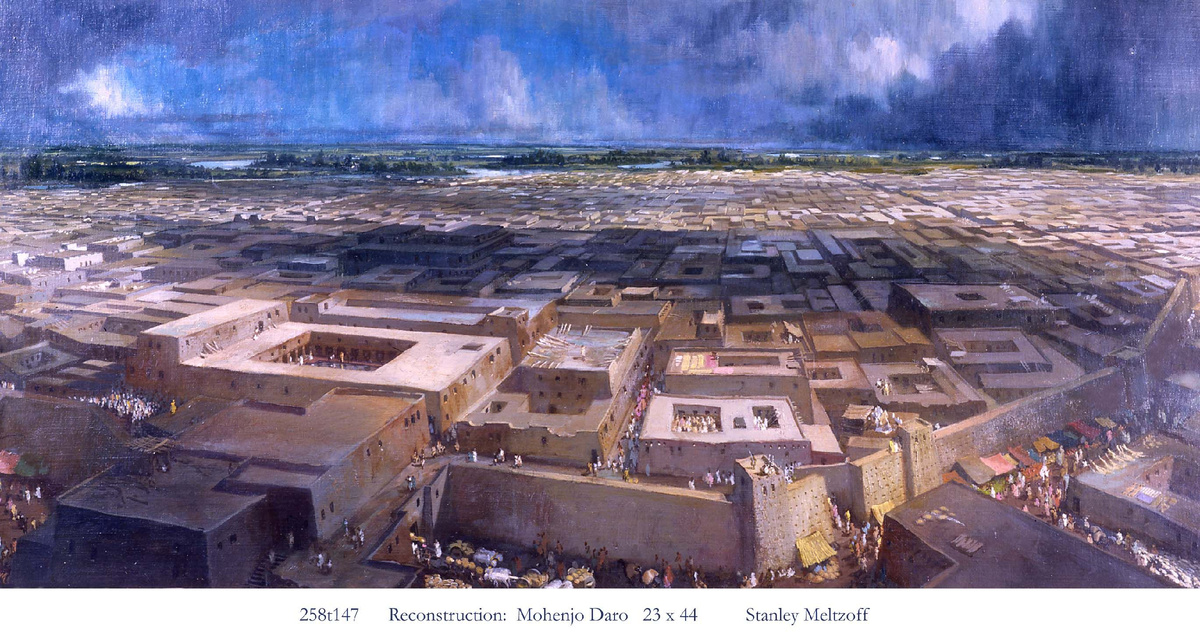 Реконструкция города Махенджо-Даро