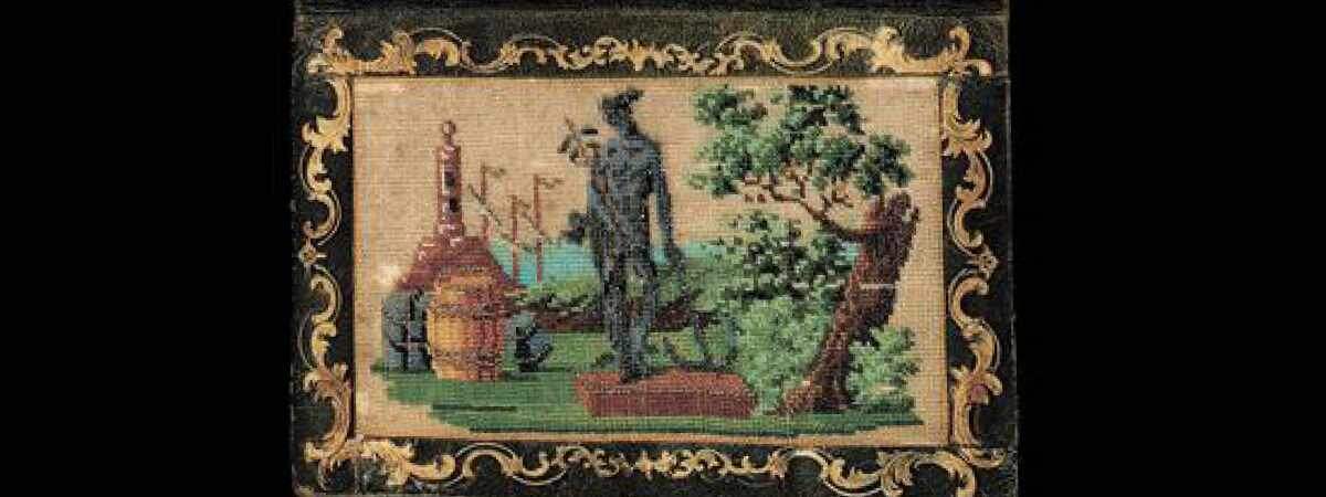 Образец старинной вышивки