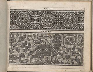 Рисунок для вышивания из альбома И. Зибмахера. Нюрнберг, 1604 г. Музей Метрополитен, Нью-Йорк.