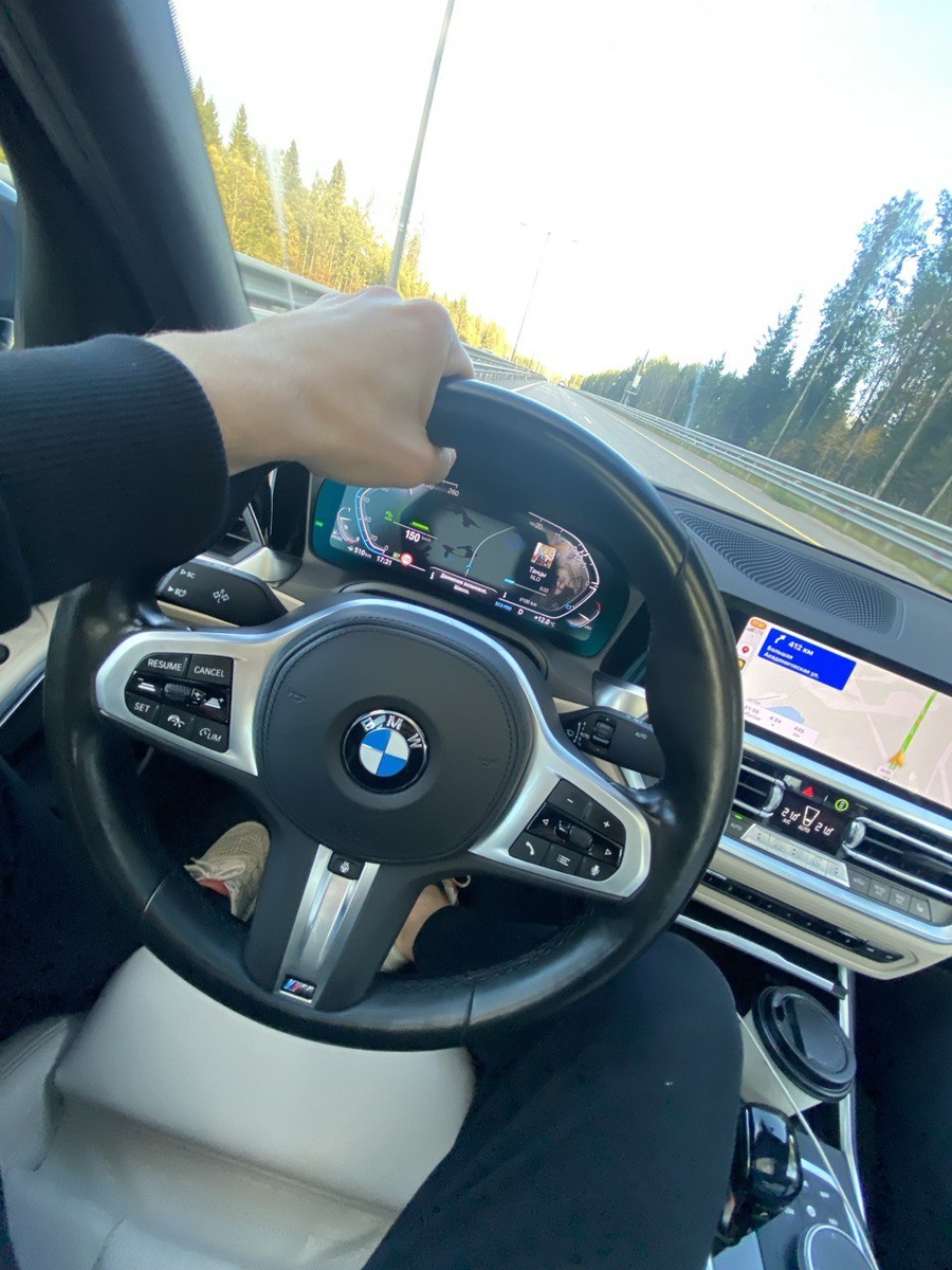 Первые километры на трассе