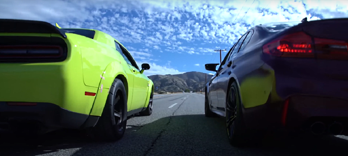 Dodge Challenger vs BMW M5 Competition