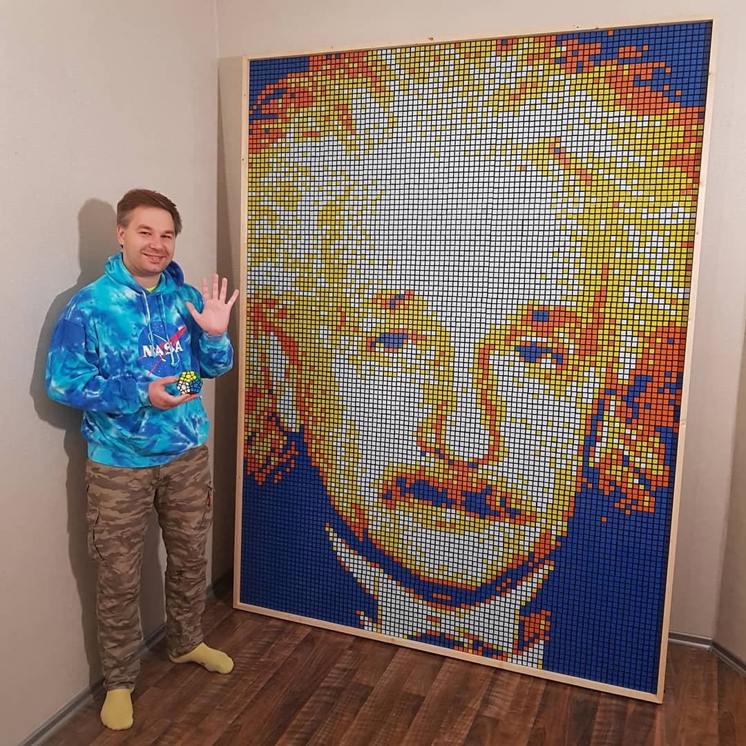 Картины из кубиков действительно производят впечатление)