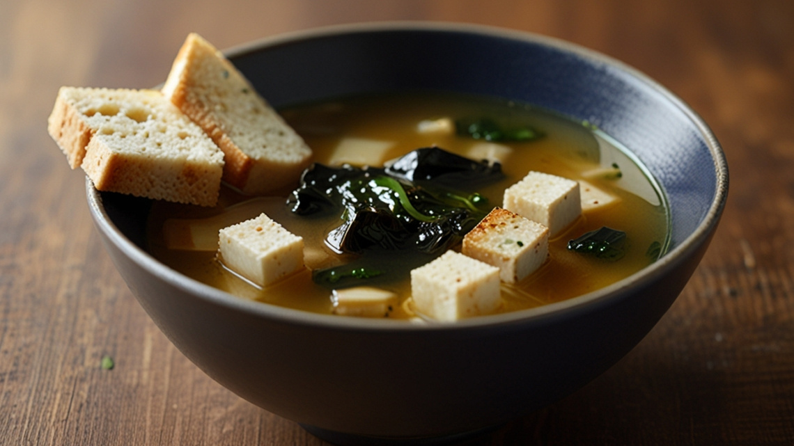 Мисо-суп с тофу и водорослями: Полезный рецепт для легкого и полезного ужина