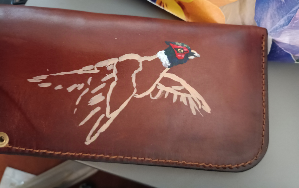 Фазан в наброске