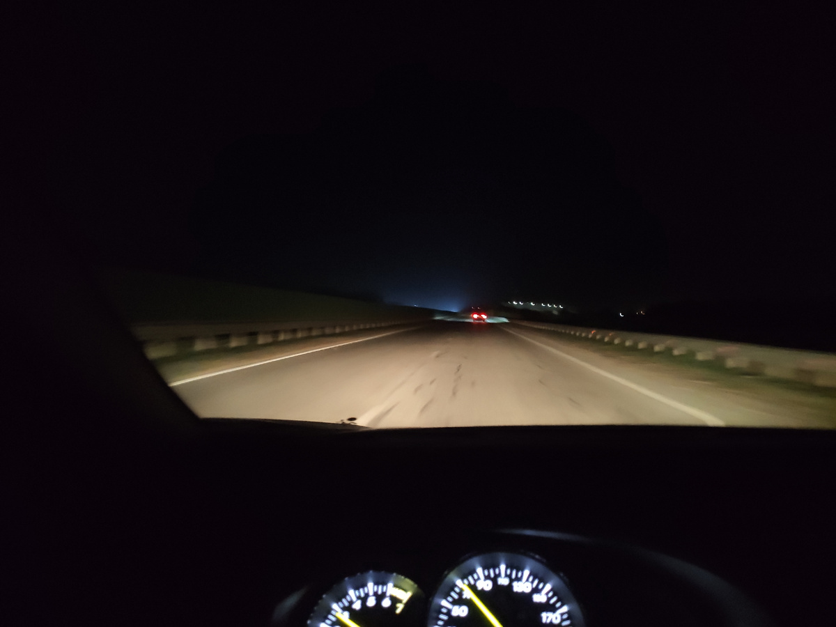 Выезд из Брюховецкой - 5 утра.