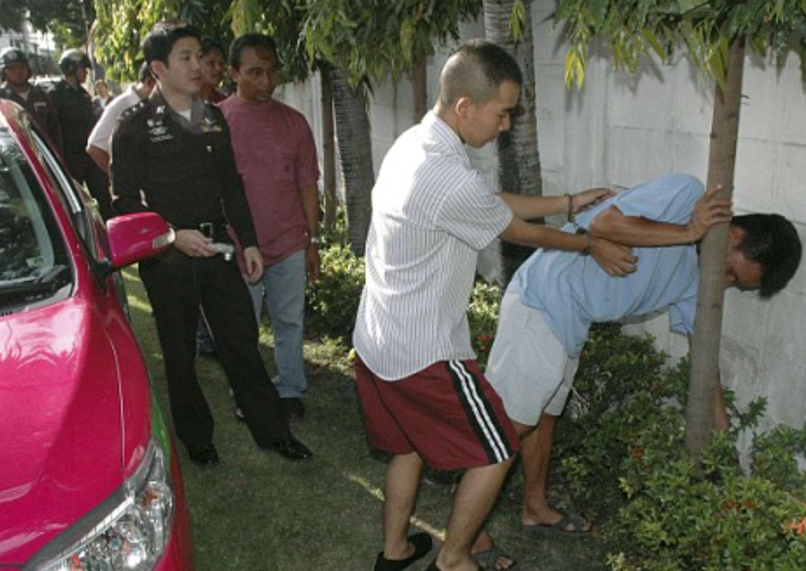     Фото задержания убийцы таксиста