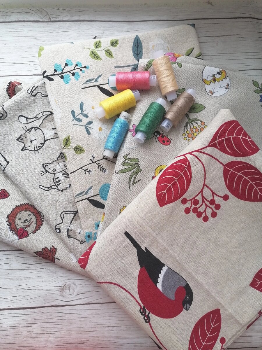 Полулен для детских декоративных подушек и наволочек.