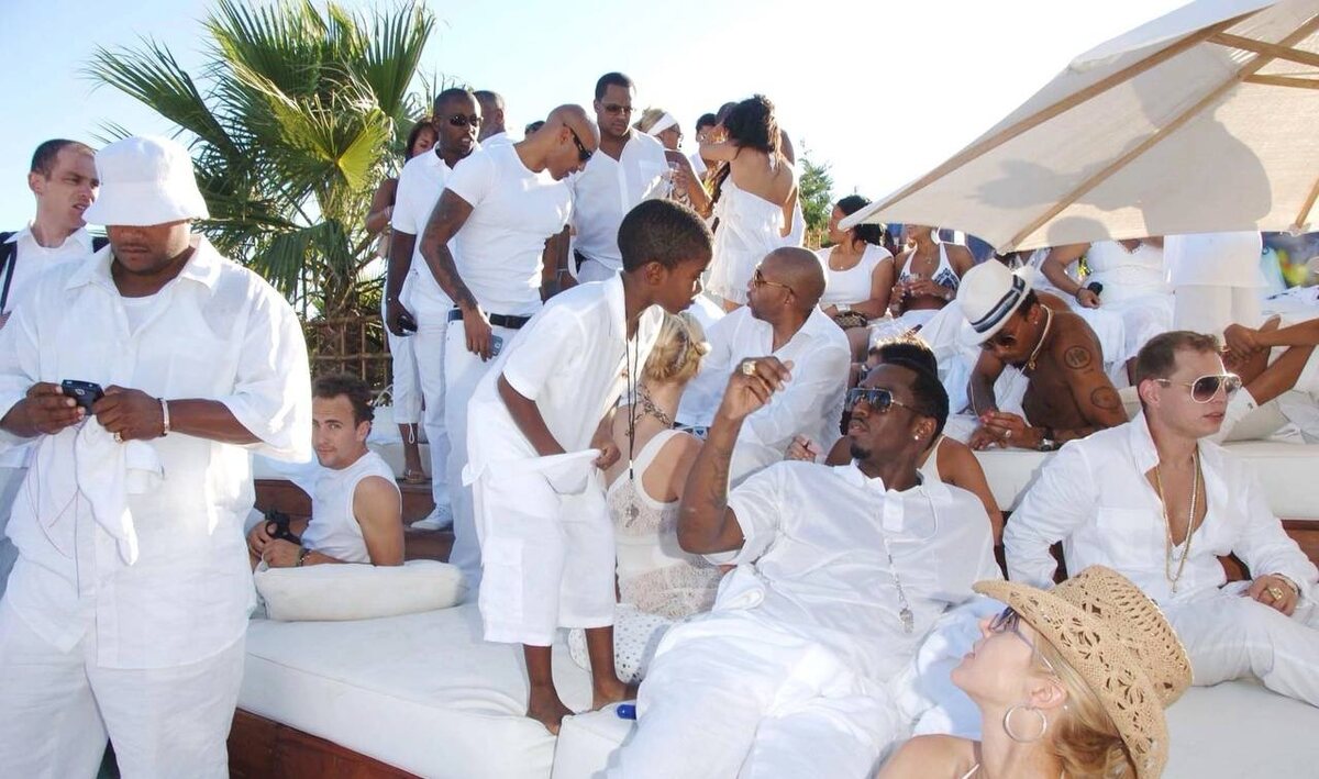 Белая вечеринка диди p diddy