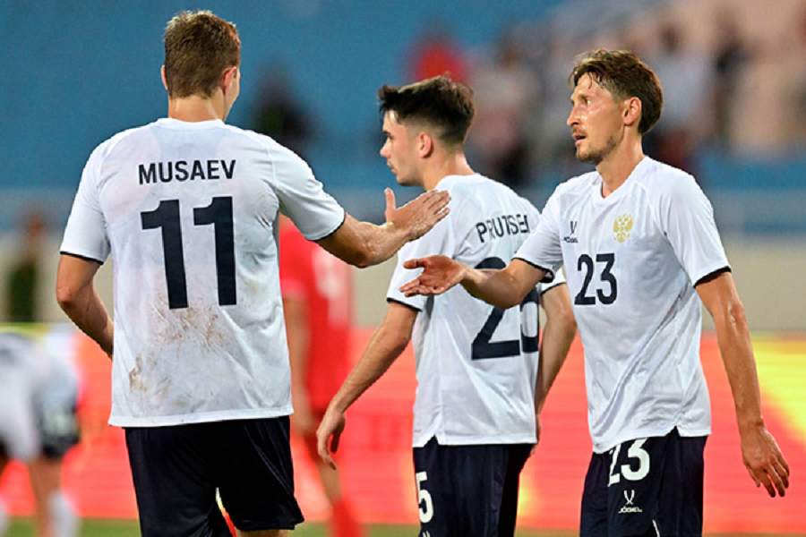 Игроки сборной России. 