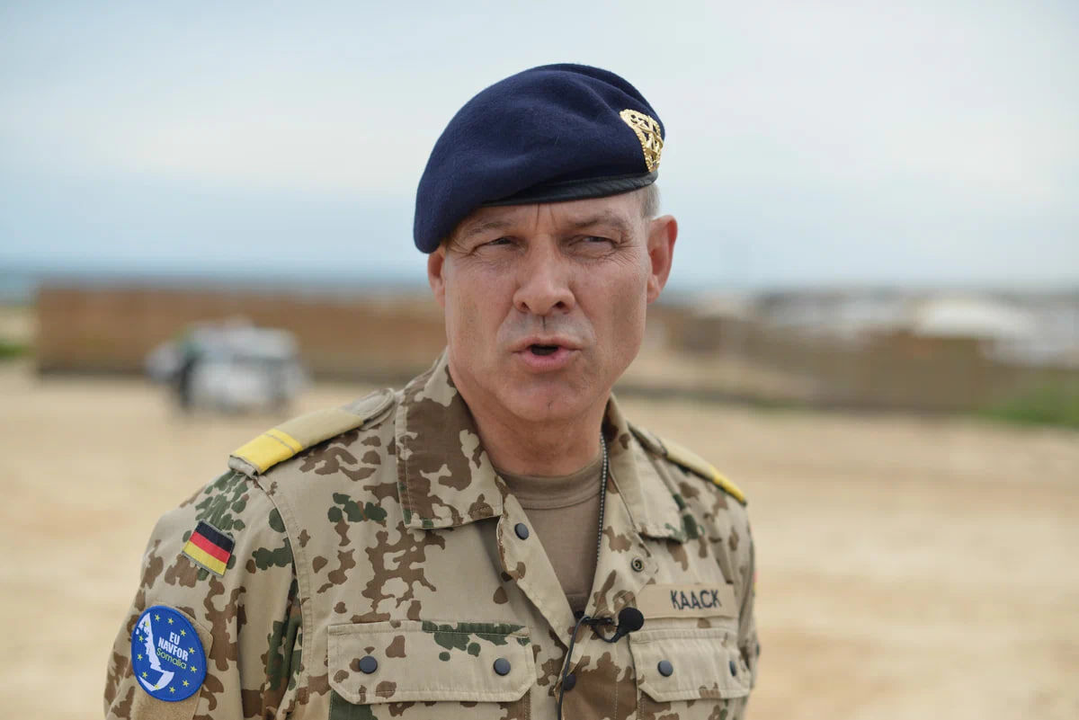 Командующий немецким военно-морским флотом Вице-адмирал Ян Кристиан Каак