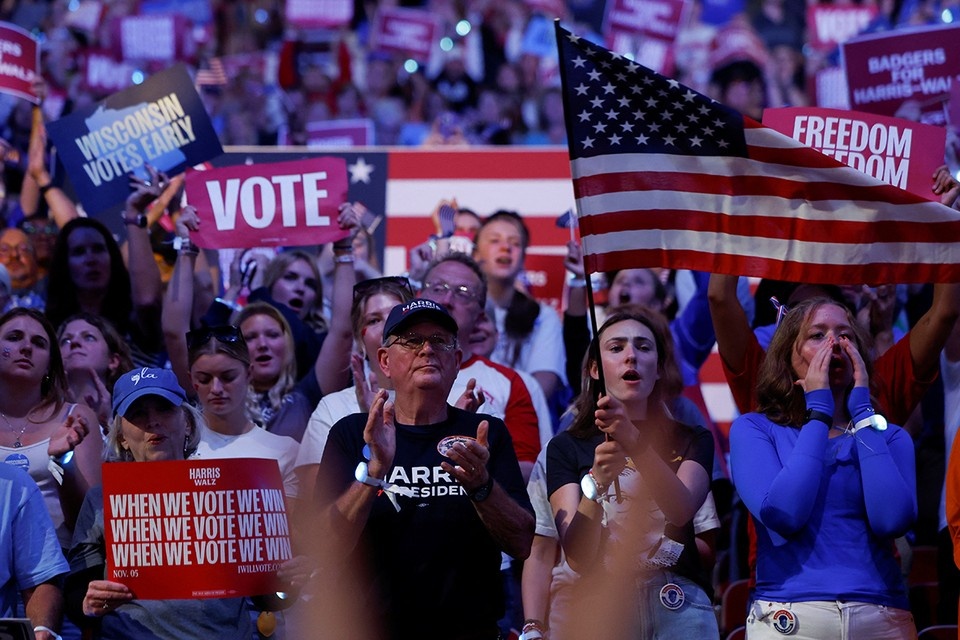    5 ноября 2025 года Америка будет выбирать своего очередного президента, 47 по счету в США. REUTERS