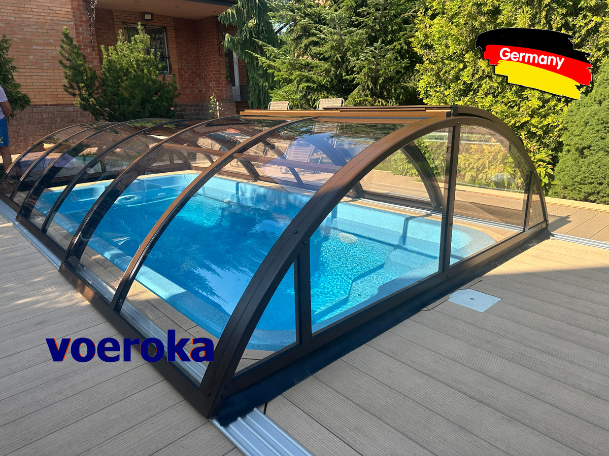 Павильон для бассейна из поликарбоната своими руками