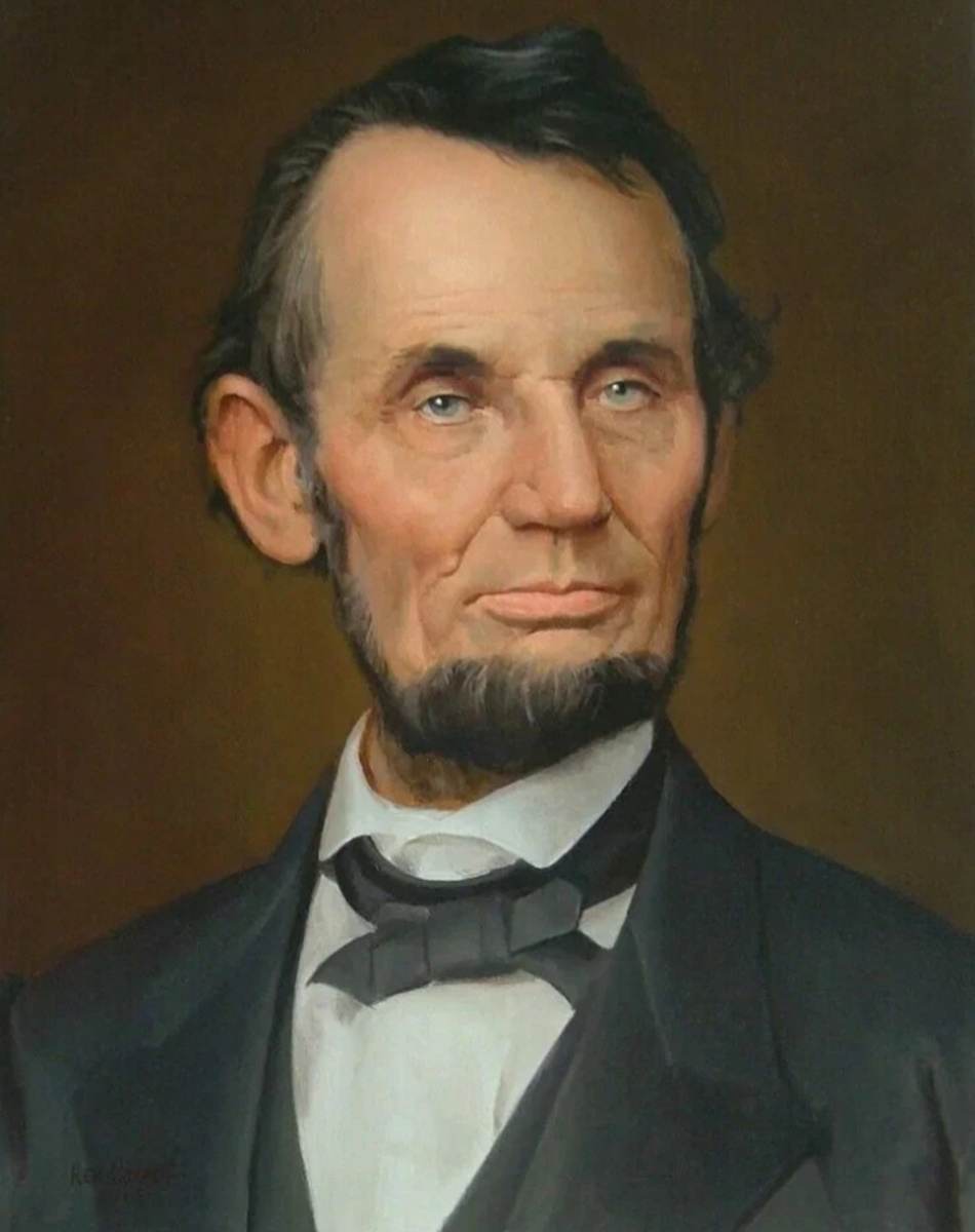 16-й президент США Авраам Линкольн
