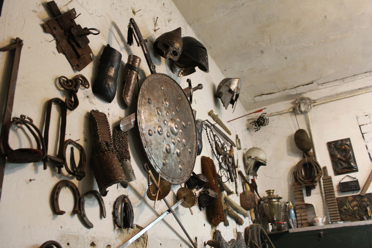 Фото автора. Кузница Александра Быкова. Арт-пространство "Парк 13"