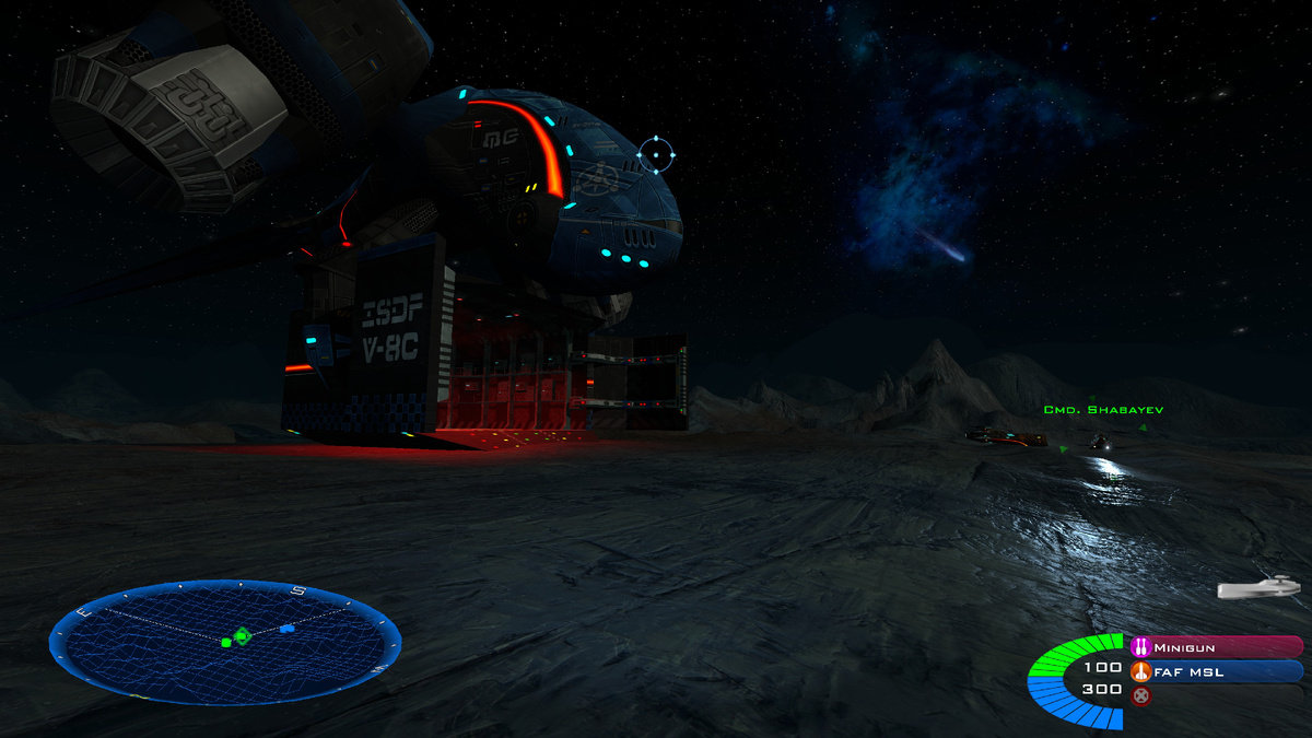 В таких грузовиках обычно начинается миссия. У вас есть транспорт и, если повезёт, рециклер.