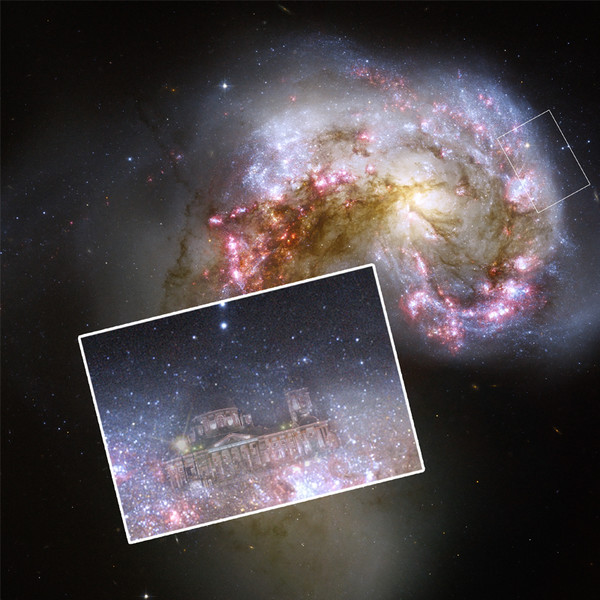 Телескоп Хаббл снимки город Бога.