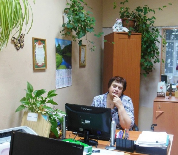 Фото автора .На работе в ДК