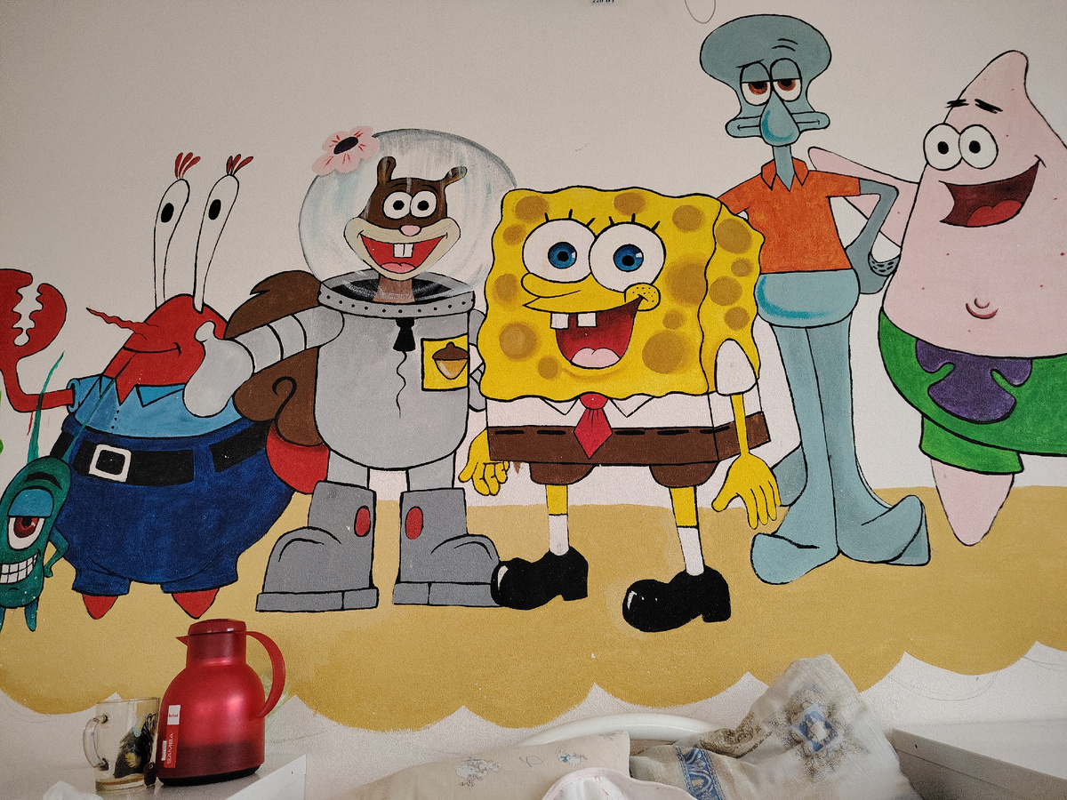 Декор палаты и мой красный термос ❤️